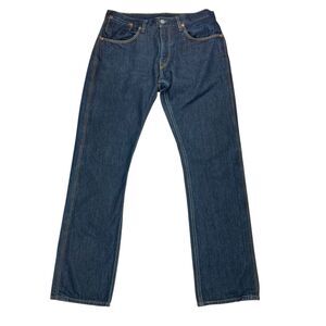 Levi's 514 Jeans Womens 34 x 34 Dark Wash Business Casual Straight Leg 90s Denim